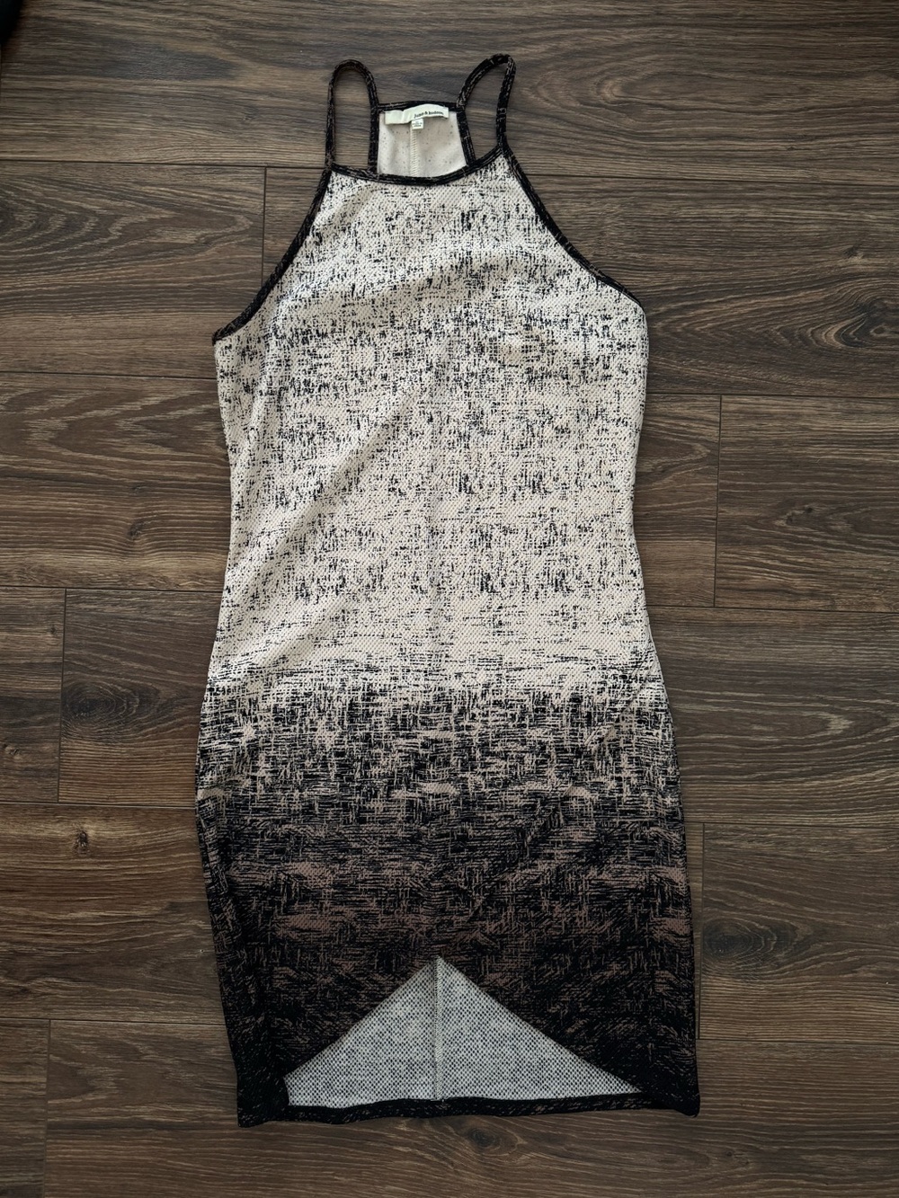 June & Hudson Ombre Racerback Textured Dress Women’s Medium